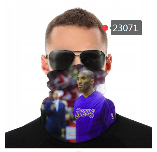 NBA 2021 Los Angeles Lakers #24 kobe bryant 23071 Dust mask with filter-0